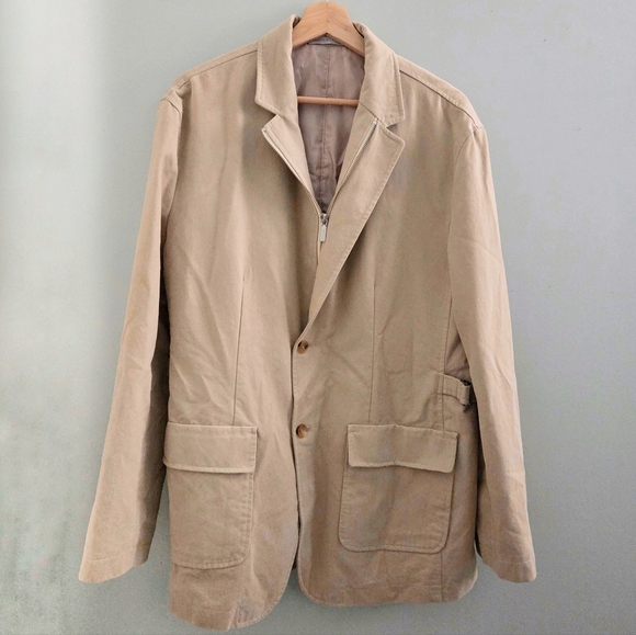 Solid Homme Other - Solid Homme Woo Young Mi Beige Utility Blazer Jacket NWT Minimalist Size 50 NWT